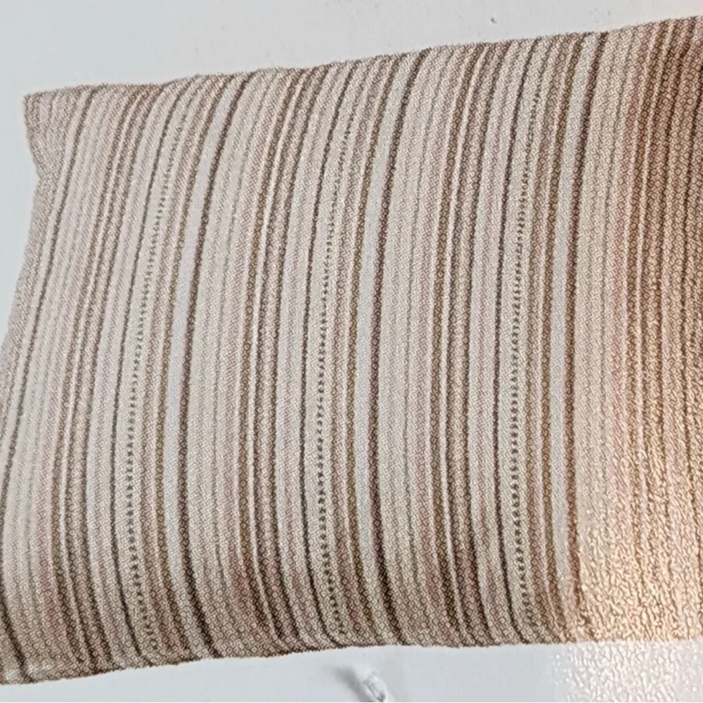 IKEA Elvilda cotton multicolored pastel striped decorative pillowcase 20x20